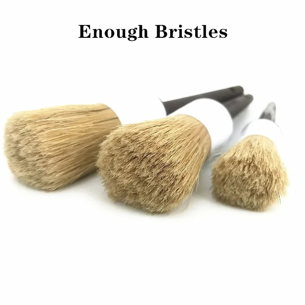 5pcs Car Interior Soft Bristled Brush for Car Cleaning Gap Dust Removal Tool for Instrument Pnel Cleani