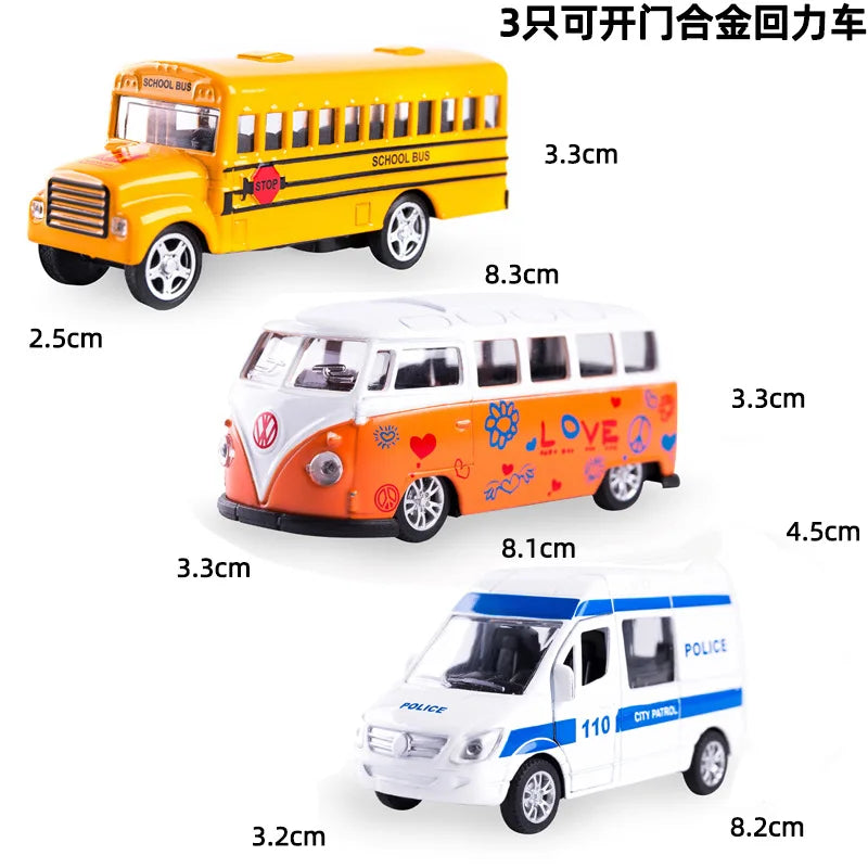 Alloy Car Model Simulation 1:64 Mini Doorable Car Model Children's Toy Car Gift