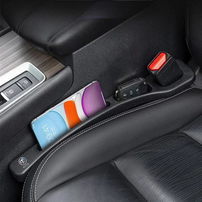 Car Seat Gap Filler Strips Car Storage Organizer bag box For Mitsubishi Outlander I200 Pajero Eclipse ASX Lancer Space Delica Ex