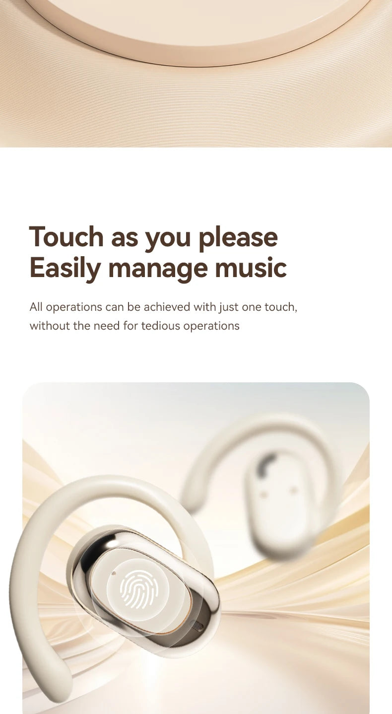 OWS earbuds True wireless headphones Bluetooth 5.49 low latency gaming and sports headphones High-fidelity stereo noise-cancelli