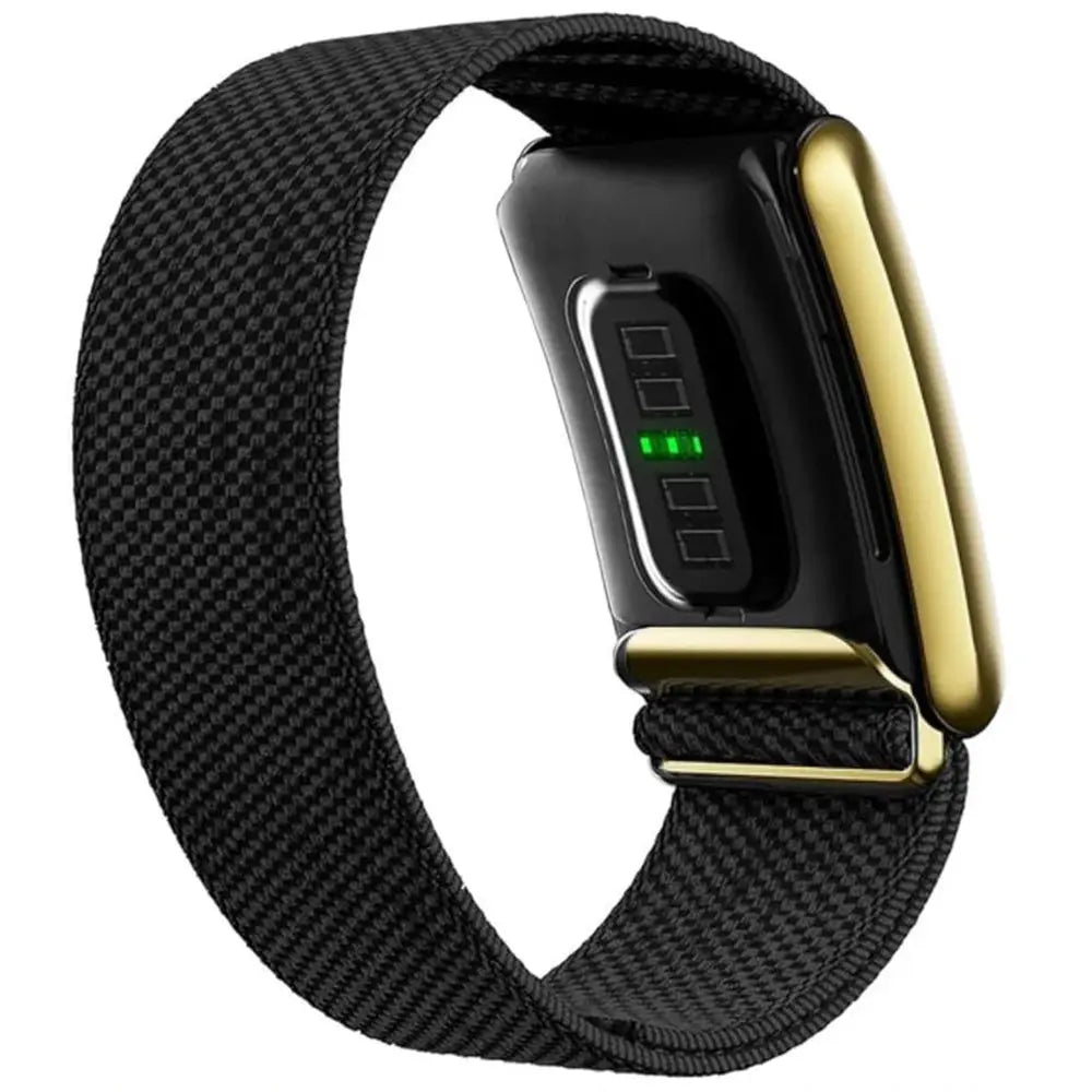 Breathable Nylon Strap For Whoop 5.0/Whoop MG Replacement Wristband Bands Sports Straps For WHOOP 5.0 with Gold Metal Frame