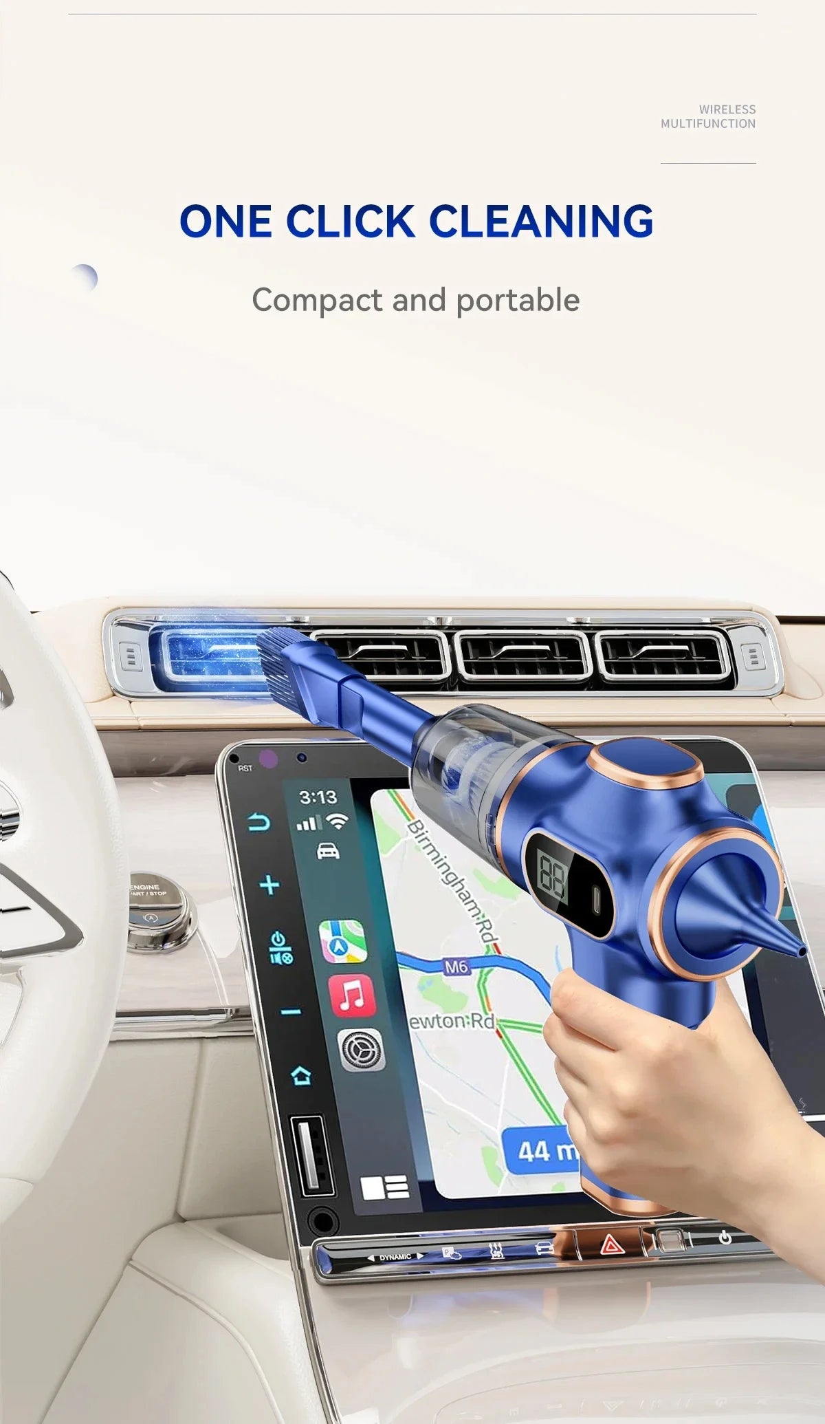 NEW Xiomi Original 198000Pa 5 in1 Wireless Vacuum Cleaner Automobile Portable Robot Vacuum Cleaner Handheld For Office Car Home