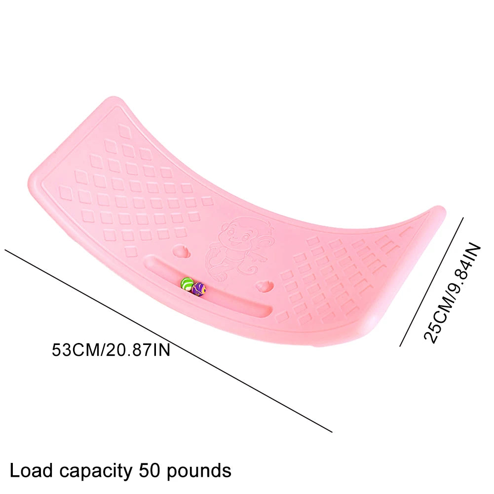 Twisting Balance Board Multifunctional Curved Wave Board Non Slip Balance Rocker Board Balance Trainer Board for Kids Children