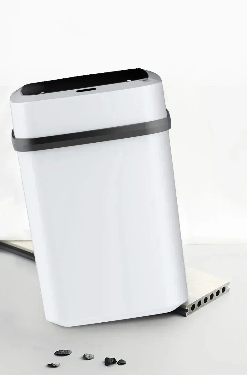 Smart Sensor 13L Trash Can 2025 - Touch-Activated Automatic Lid Bathroom Kitchen Toilet, Waterproof Waste Organizer