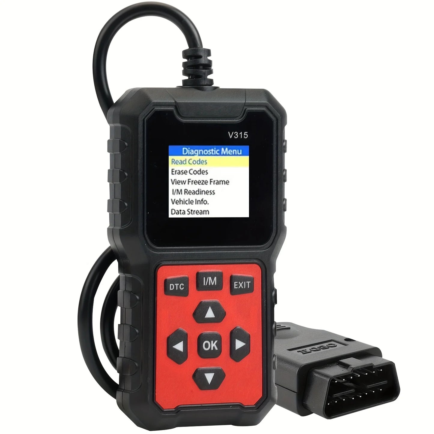 Car Diagnostic Scanner [V315] - 10-Second Fault Code Reader, Suitable for 99% of Vehicles (Obd2/Eobd Compatible), Suitable for DIY and Professional Mechanics.