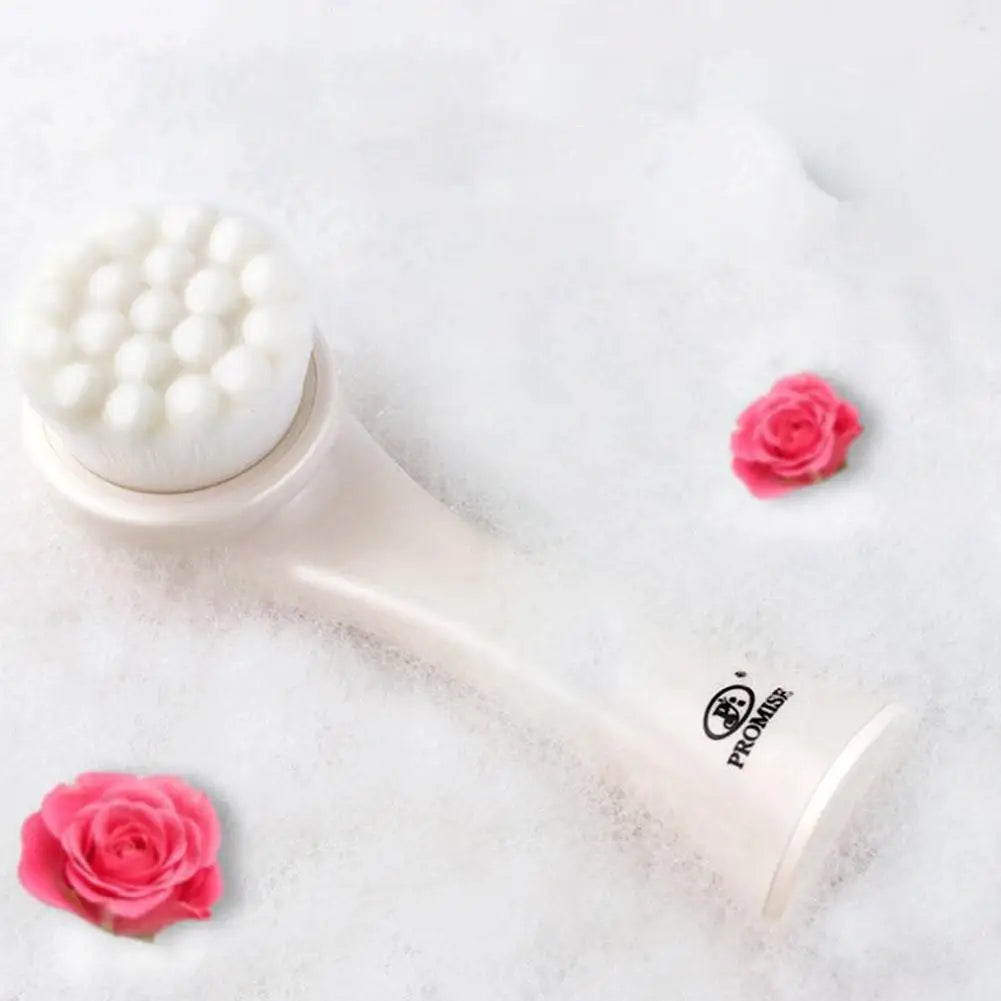 3D double sided silicone Face Cleansing Brush Soft Bristles Exfoliator Gentle Face washing and scrubbing tool