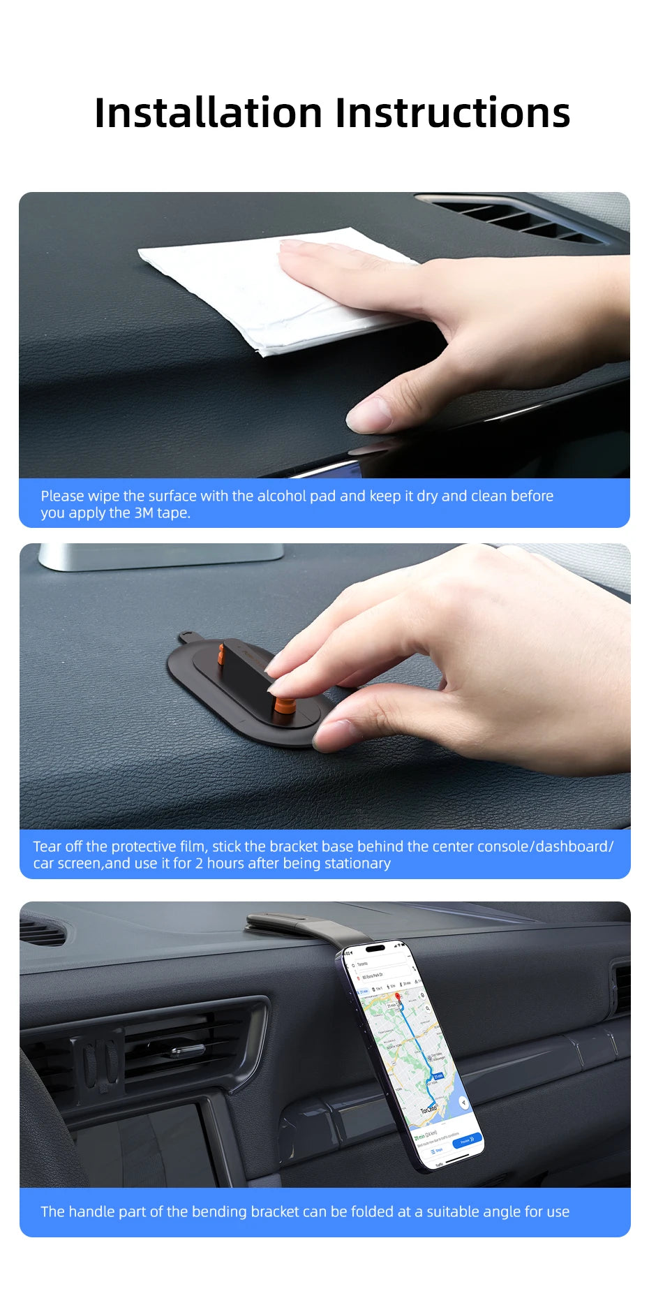 VYVYLABS 15W Magnetic Wireless Charging Phone Holder Charger Phone Bracket 360° Rotation Car Phone Holder For iPhone 16 15 14