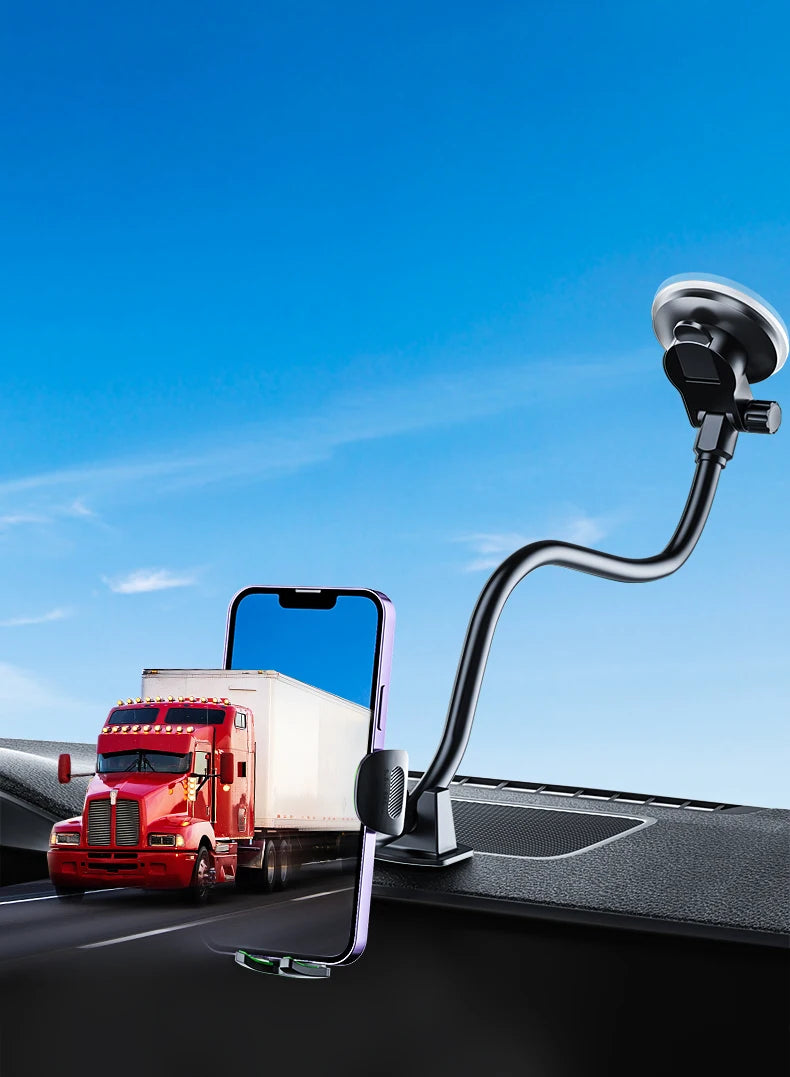 Cell Phone Holder Car, Windshield/Dashboard/Window Car Phone Holder Mount, Suction Cup Phone Mount for Car Truck Compatible