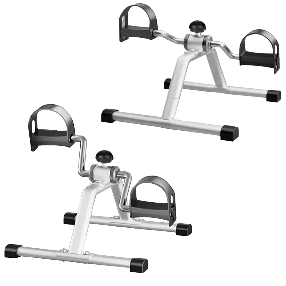 Household Portable Pedal Exerciser Mini Exercise Bike Adjustable Resistance Bike Pedal Exerciser for Indoor Leg Rehabilitation