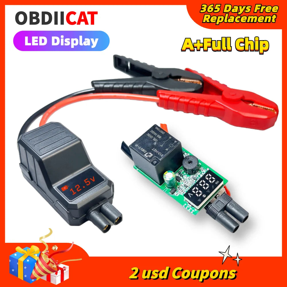 Emergency Jumper Cable Clip Intelligent Clamp Booster Smart Battery Clips for Universal 12V Car Jump Starter
