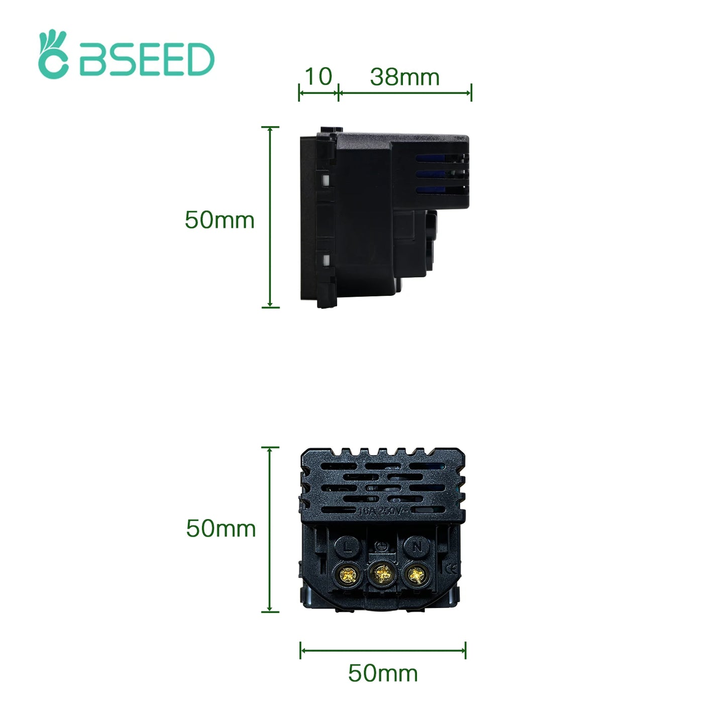 Умная розетка BSEED Zigbee с монитором мощности и разъемом USB Type-C, детали для самостоятельной сборки, быстрая зарядка 20 Вт, управление через приложение Tuya Smart Life и Alexa.