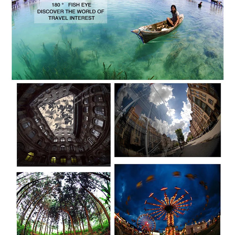 Universal 3 In 1 Fisheye Phone Lens 0.67X Wide Angle Zoom Lens Fish Eye Macro Lens Camera Kit With Phone Clip For iPhone Xiaomi