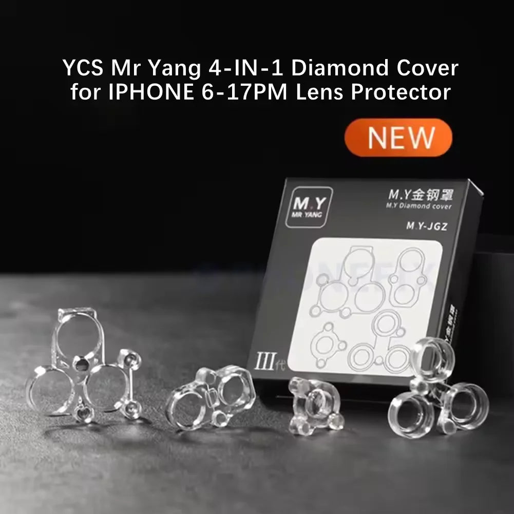 YCS Mr Yang 3rd Gen Professional Phone Camera Lens Magnetic Protector Cover for iPhone 6-17 Pro Max Camera Dust Proof Cover Tool