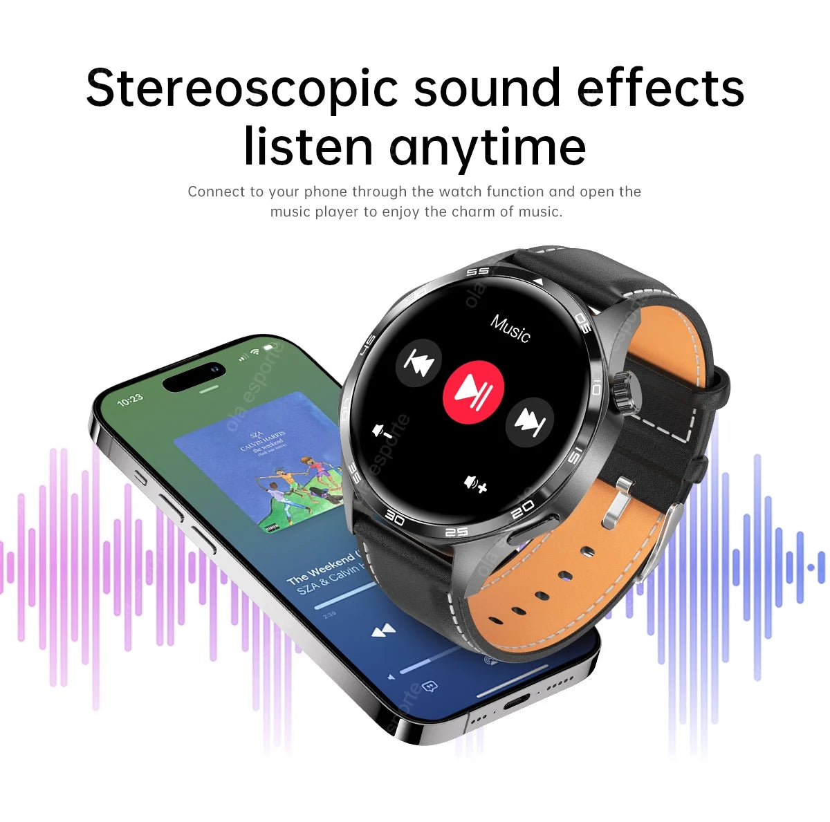 ساعة GT5 Pro الذكية الجديدة للرجال، إصدار 2025، مزودة بنظام تحديد المواقع العالمي (GPS)، وشاشة AMOLED بزاوية 360 درجة، وتقنية NFC، وبلوتوث لإجراء المكالمات، ومقاومة للماء، وميزة مراقبة الصحة، متوافقة مع نظام iOS.