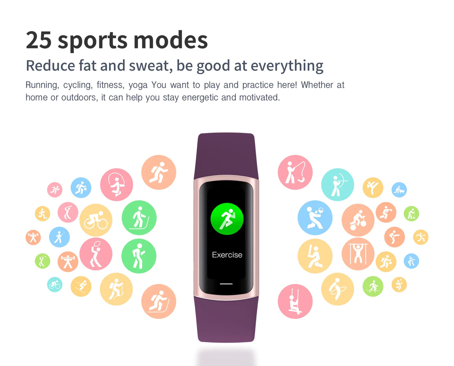 LIGE Sport Smart Bracelet Fitness Tracker For Man Women Band Waterproof Connected Phone Tracker Men Smart Watch For Android ios