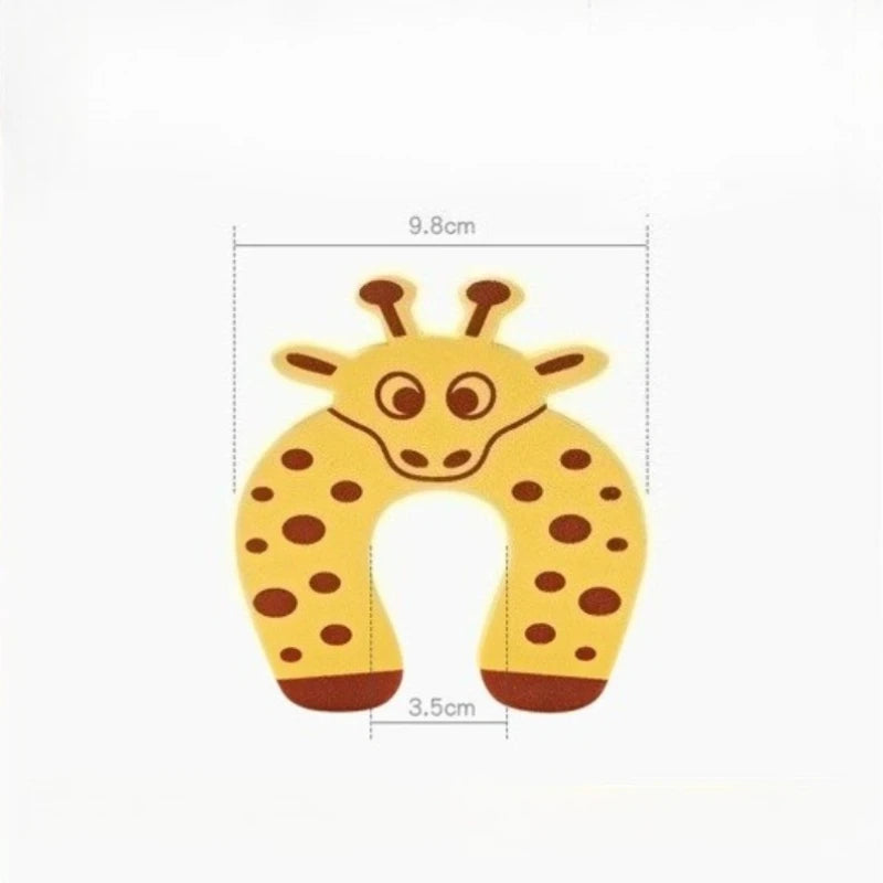 2/5pcs Baby Safety Door Stopper for Newborn Furniture Protection Anti-pinch Hand Cute Animal Care Child Lock Finger Protector