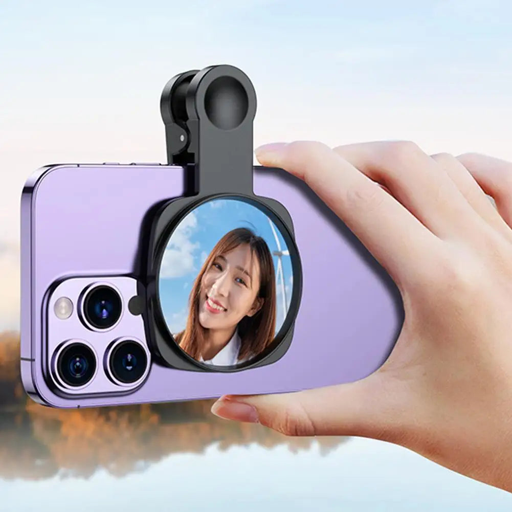 Smartphone Camera Lens Selfie Mirror Clip Kit For IPhone Smartphone Live Streaming Photo Video Selfie Vlog Accessories