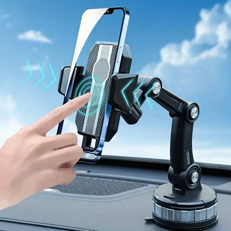 VIKEFON Car Phone Holder Stand Universal Dashboard Car Clip Mount GPS Bracket Sucker Mobile Phone Support in Car For All Phones