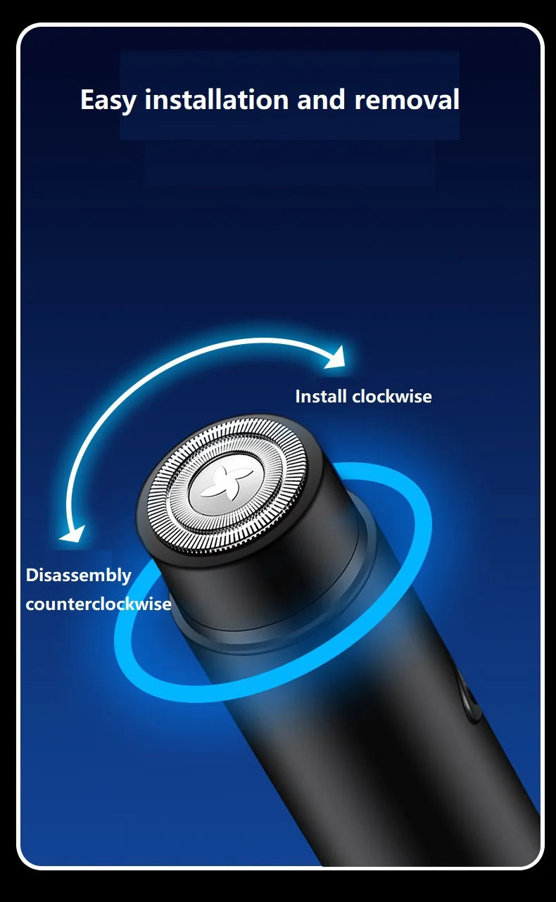 Portable Mini Electric Shaver Razor For Women Men Hair Trimmer Clipper USB Rechargeable Barber Shaving Tool Home Travel Car Use