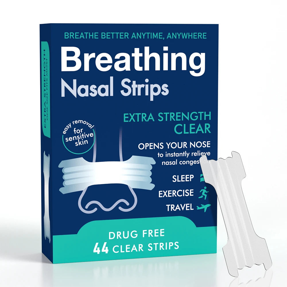 Breath Nasal Strips,Lavender Scent Sleeping Nose Strip,Exercise Air Intake and Improve Sleep Strong Anti Snoring Nasal Strips