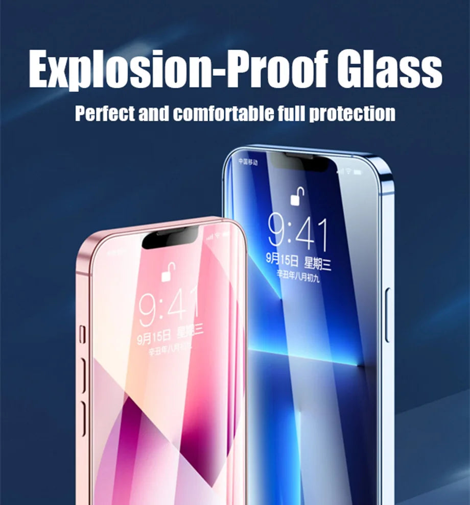 30D Full Cover Tempered Glass For iPhone 11 12 13 14 PRO MAX Screen Protector Glass On iPhone 6 7 8 14 Plus X XR XS MAX Glass
