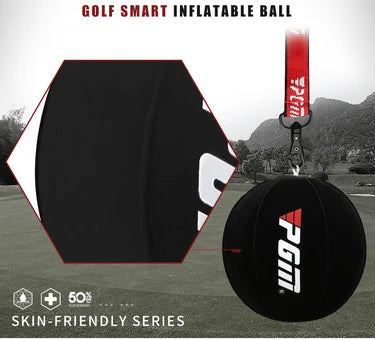 PGM Inflatable Golf Smart Ball Trainer Portable Swing Arm Corrector Posture Auxiliary Correction Training Aids Golf Accessories