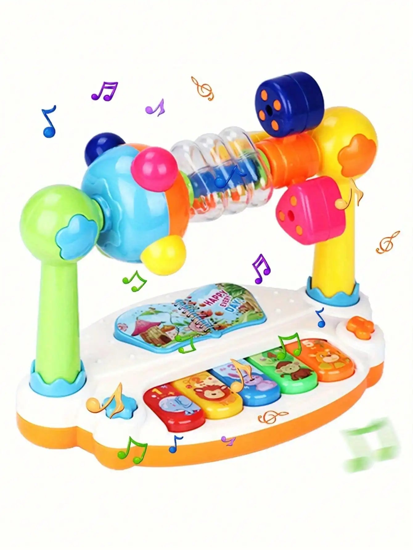 Baby Piano Toy, Light Up Music Baby Toys for12 18 Months Early Learning Educational Piano Toy 1 Year Old Boy Girl Gifts