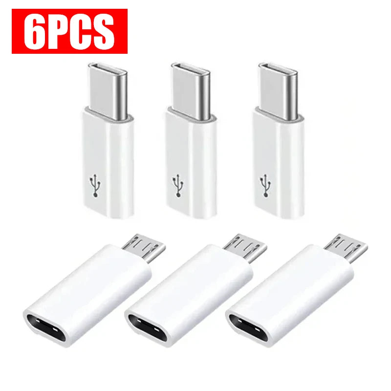 USB Type C To Micro USB Adapter for Phone Tablet Android Charger Data Cable Adapter Micro USB Female To TypeC Male OTG Converter