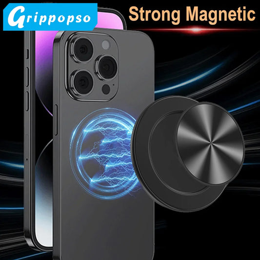 Grippopso Aluminium Magnetic Cellphone Tok Phone Holder Expanding Stand Socket Support Foldable Universal For Smartphone Bracket