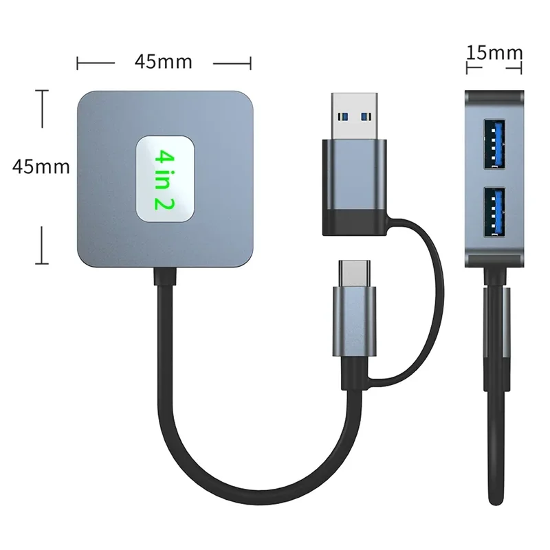 USB C 3.0 HUB Type C to Multi 4K HDMI Monitor Video Converter RJ45 Ethernet VGA PD Power Adapter Docking Station Laptop Splitter