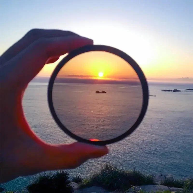 Circular Universal Polarizer Camera Lens Clip 52MM Portable CPL Filter Kit for IPhone 16 15 14 13 Professional Phone Camera Lens