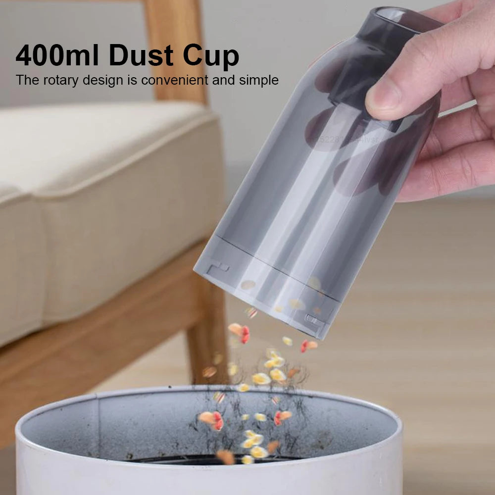 Car Vacuum Cleaner Wireless Portable Vacuum Cleaner 95000PA High Power 2 in 1 Mini Handheld Vacuum Cleaner Blower for Car Home