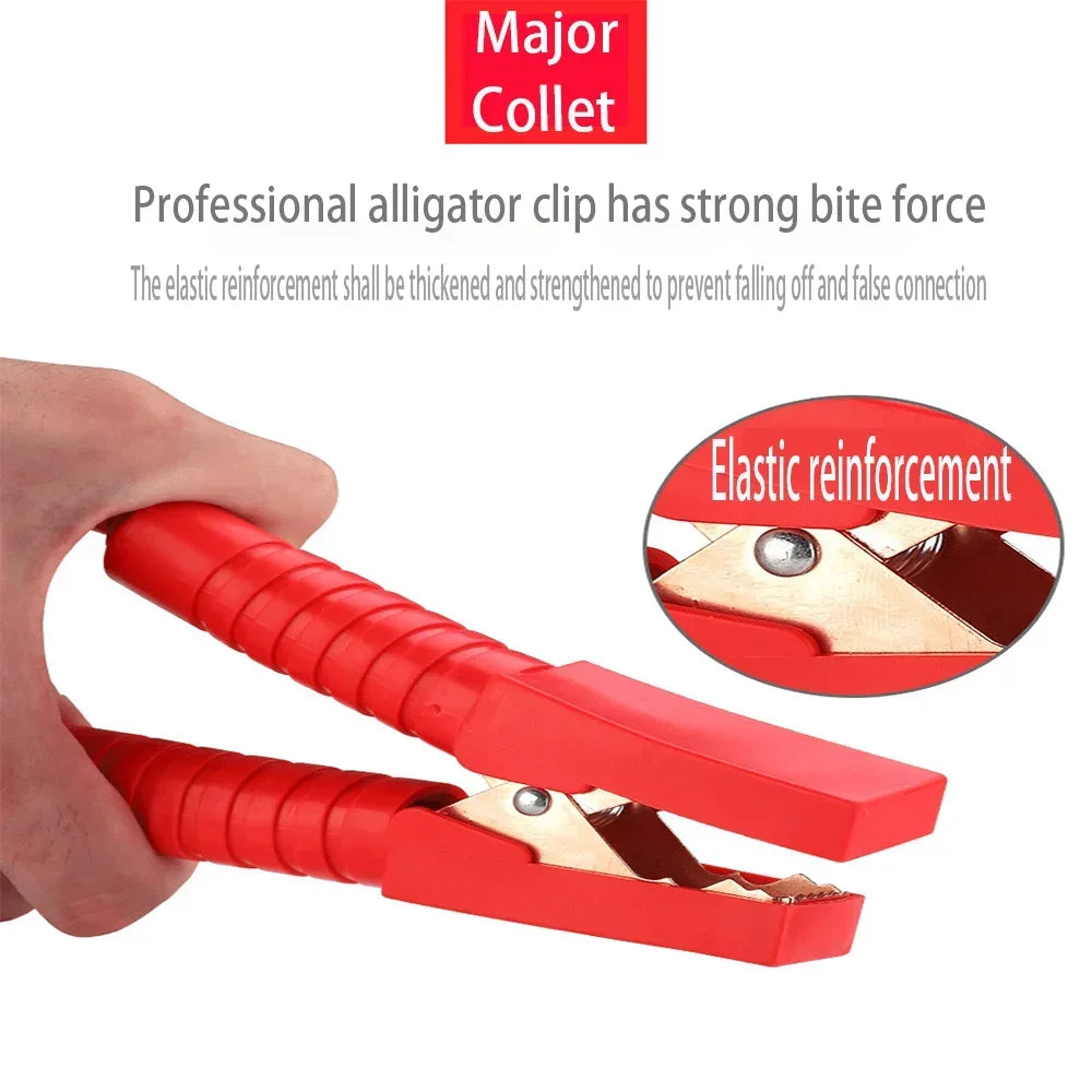4 Meters 2000A Car Battery Booster Cable Emergency Ignition Jump Starter Lead Wire Clamps for Auto SUV