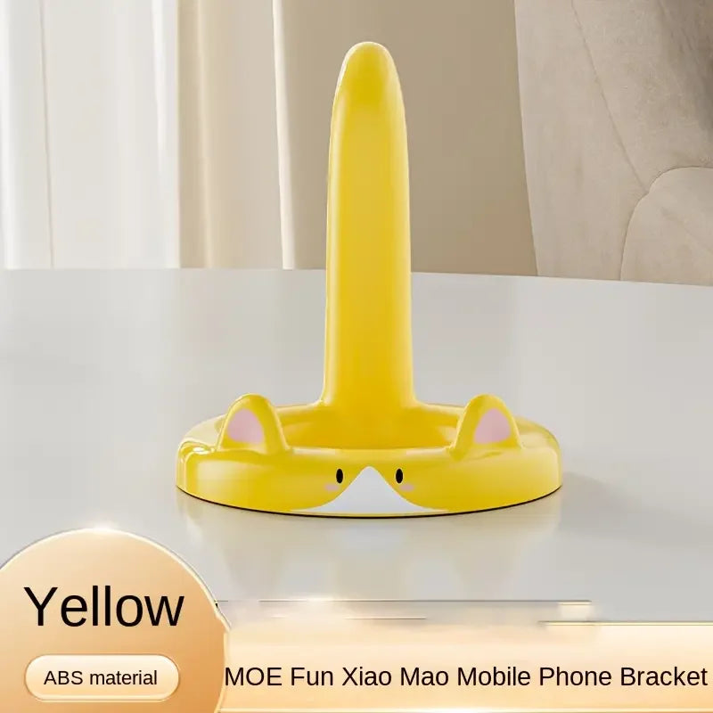 Cartoon Cat Phone Stand – Adjustable Angle, Cute Desktop Holder for Watching Videos & Calls – Fits Most Smartphones