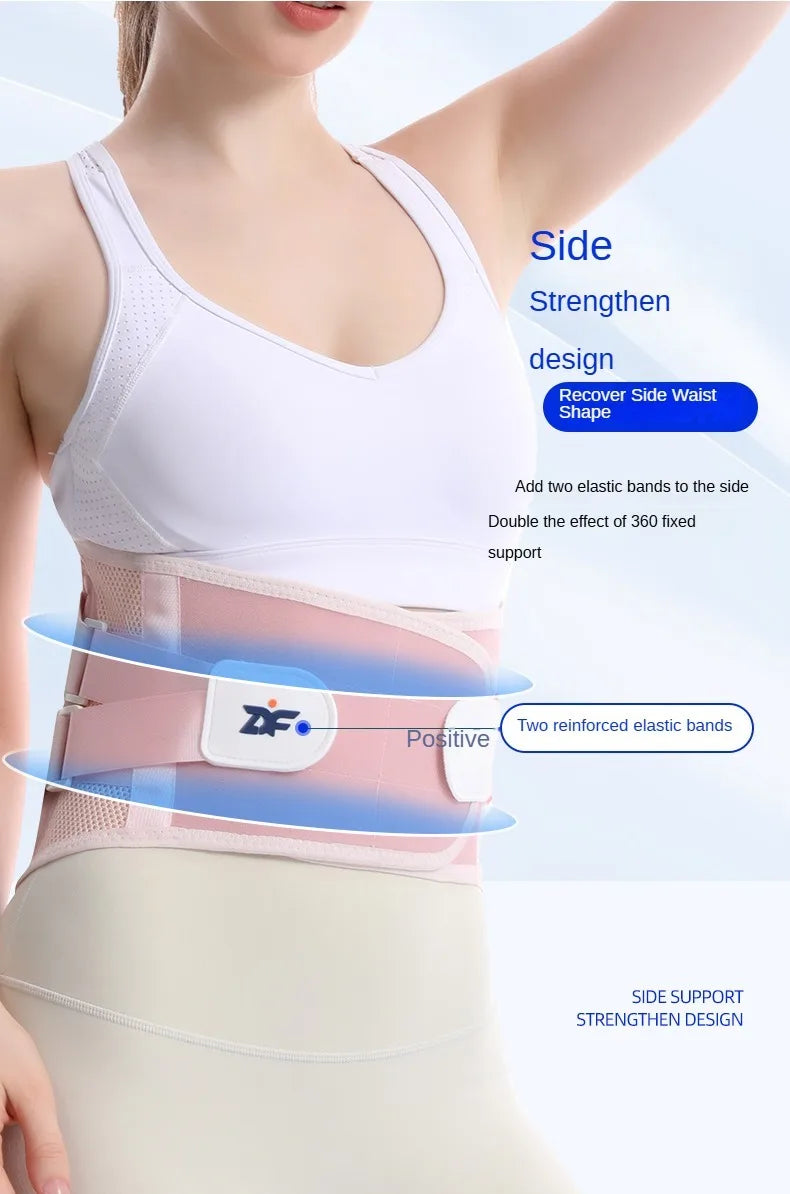 Adjustable Back Support Belt  Lumbar Support Breathable Lower Back Brace for Sciatica Scoliosis Herniated Disc Sciatica