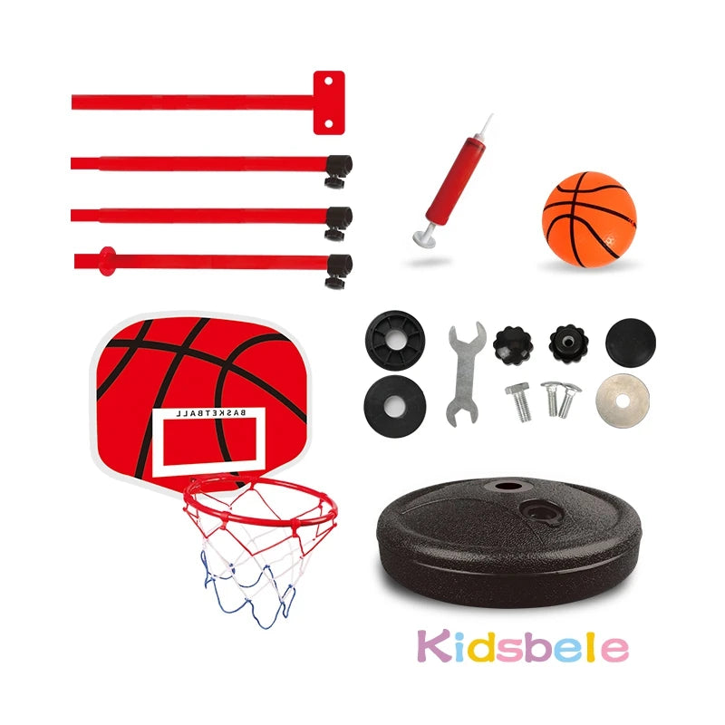 Toddler Adjustable Basketball Hoop 63-150CM Stand Rack for Kids Baby Outdoor Indoor Ball Sport Backboard Rim Shoot Children Toy