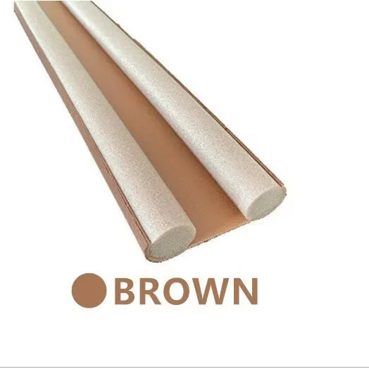 95cm Waterproof Seal Strip Draught Excluder Stopper Door Bottom Guard Double Silicone Rubber Seal Dustproof Soundproof