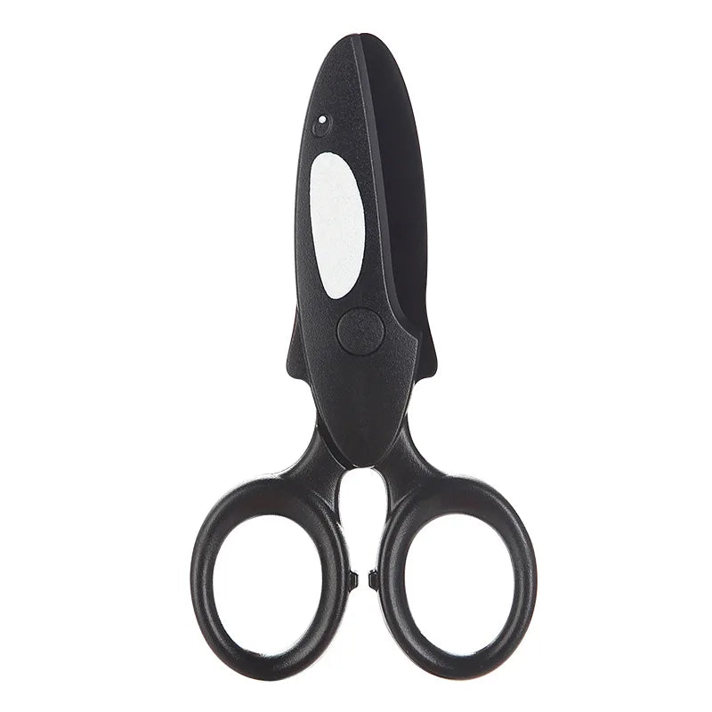 Kids Safe Scissors, Preschool Training Plastic Scissors with Cute Animal Design, Child-Friendly Craft DIY Tool for Art Home Use