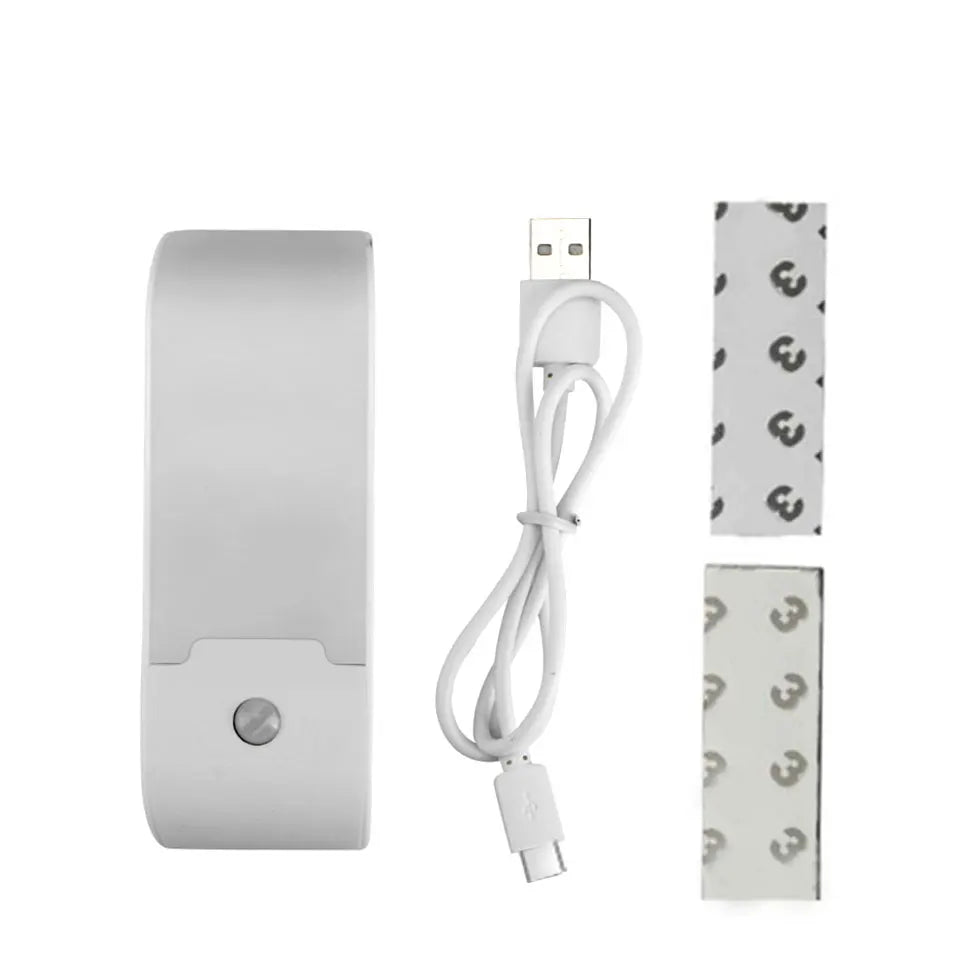 Rechargeable Night Light with Motion Sensor Led Lamp for Corridor Bathroom Closet Kitchen Under Cabinet 12LED High Brightness