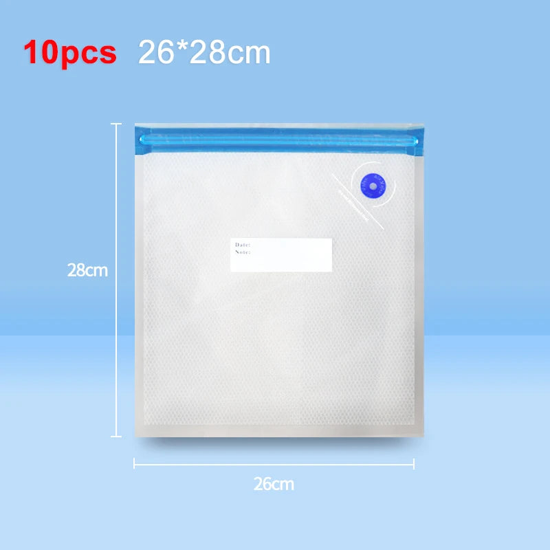 Vacuum Bags Sealing Food Vacuum Packaging Bags Reusable Vacuum Compression Bags Meat Fruit Snacks Sealed Storage Vacuum Pump Bag