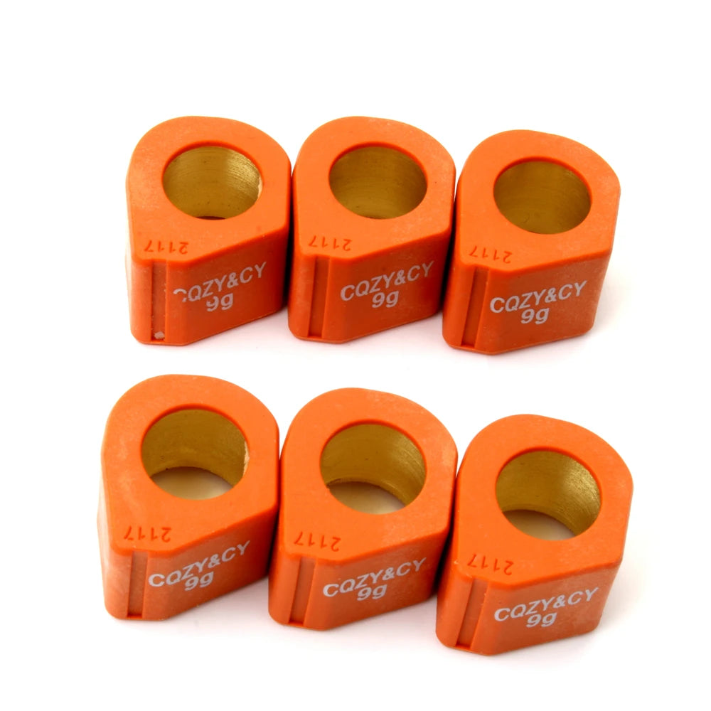 Racing Variator Roller Weights 21x17mm 9g 11.5g 13g 14g For Aprilia Atlantic 125 200 250 300ie Carnaby 250ie Sport City 200cc