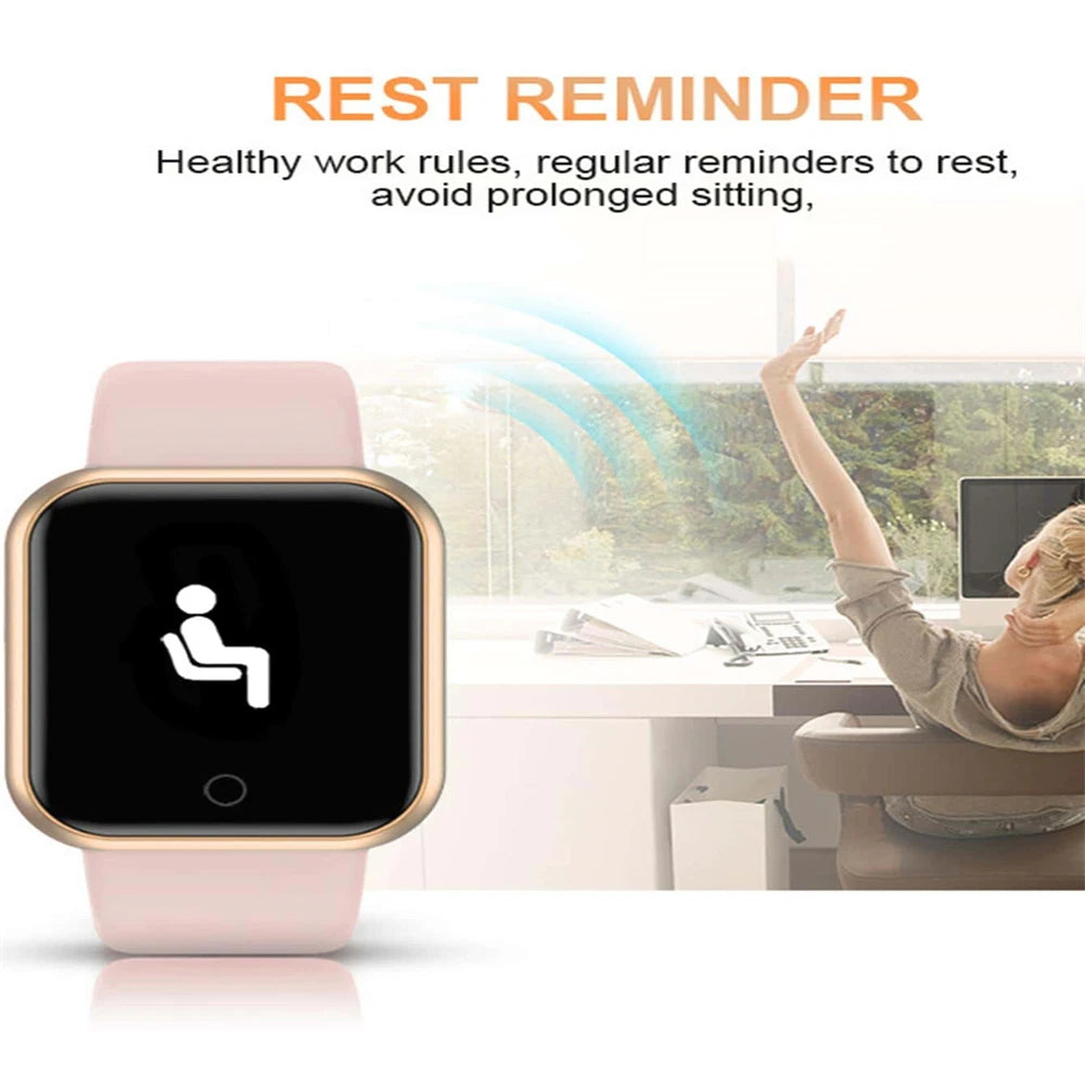 Multi-color Smart Watch For Children Boy Girl Fashion LED Digital Wrist Watches Silicone Strap Sport Watch Men Women Bracelet