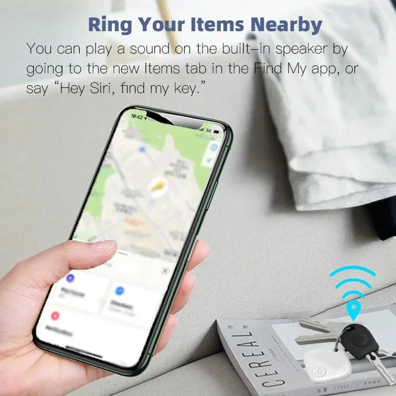 Миниатюрное Bluetooth-устройство слежения, приложение «Найти мой», умная метка, GPS-трекер для детей и домашних животных, автомобильный GPS-трекер, умное устройство защиты от потери, сигнализация, напоминание, позиционер.