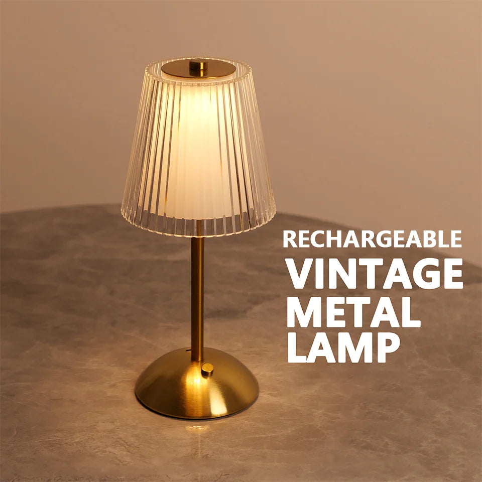 LED Table Lamp Touch Sensor Rechargeable Night Light Nordic interior Dimming Stand LED Bedside Lamp Restaurant Hotel Bar Bedroom