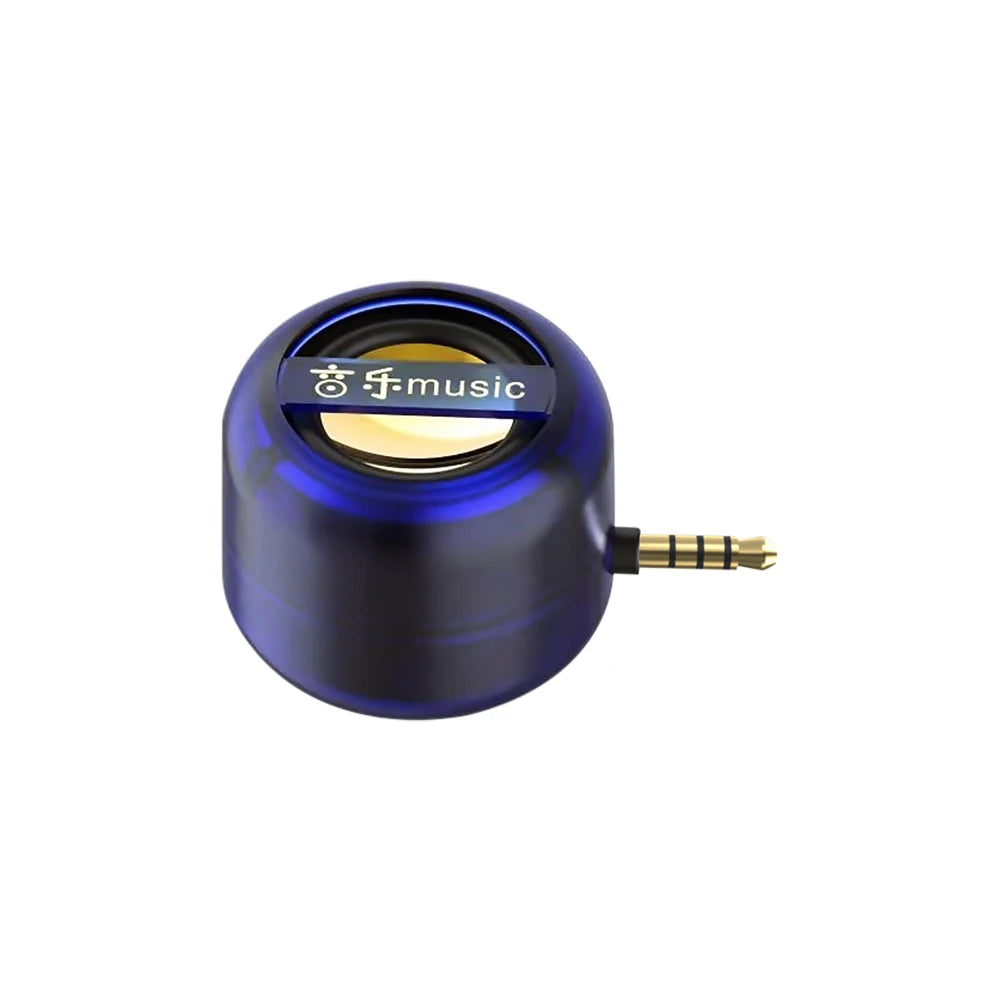 Portable Mini Speaker Universal 3.5mm Plug in Jack Mini Sound Box  Mobile Phone Speaker Amplifier External Wired Speakers