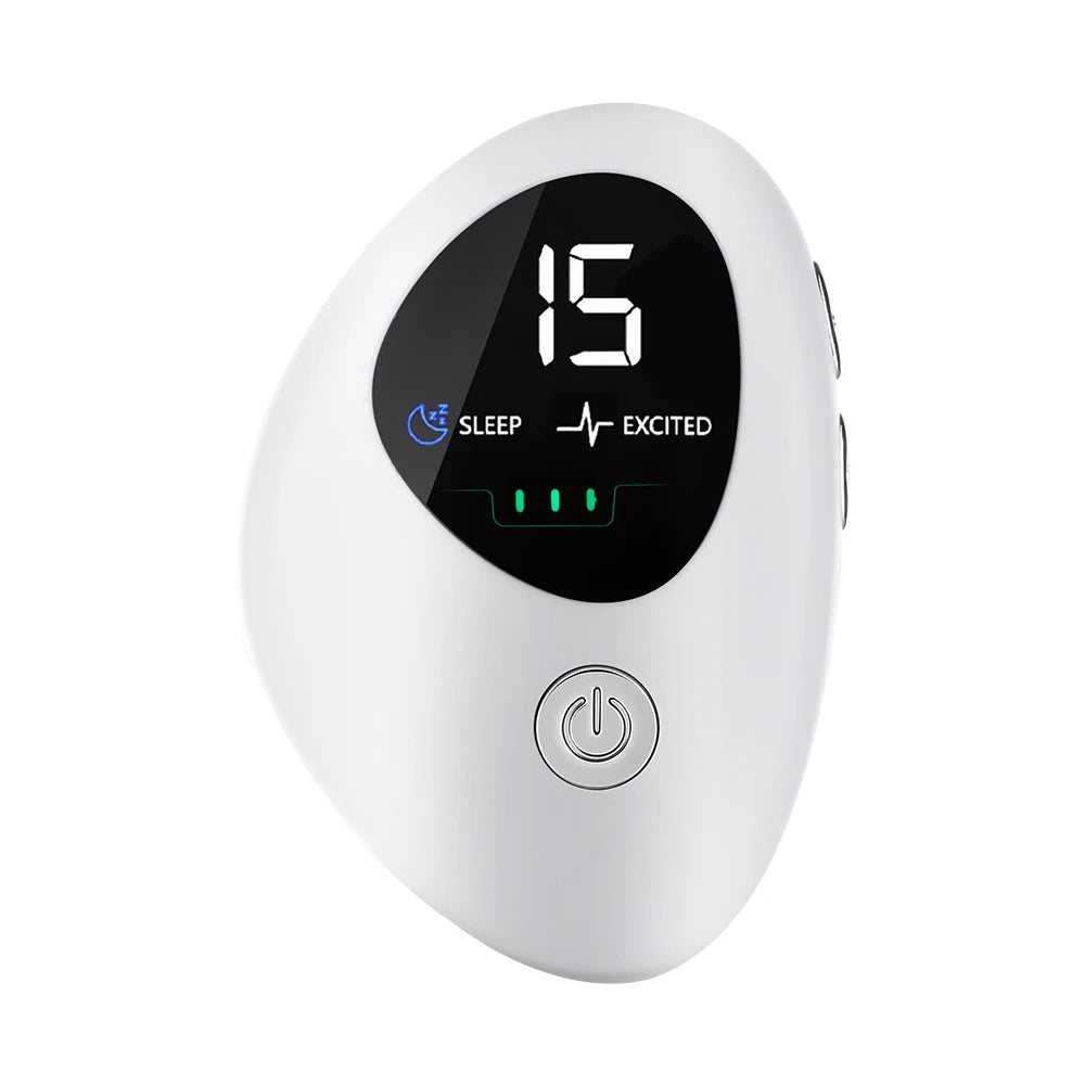 Handheld Sleep Device Mini Portable Sleep Aid Artifact Hypnosis Machine Help Sleep Smart EMS Pulse Stimulation USB Charging