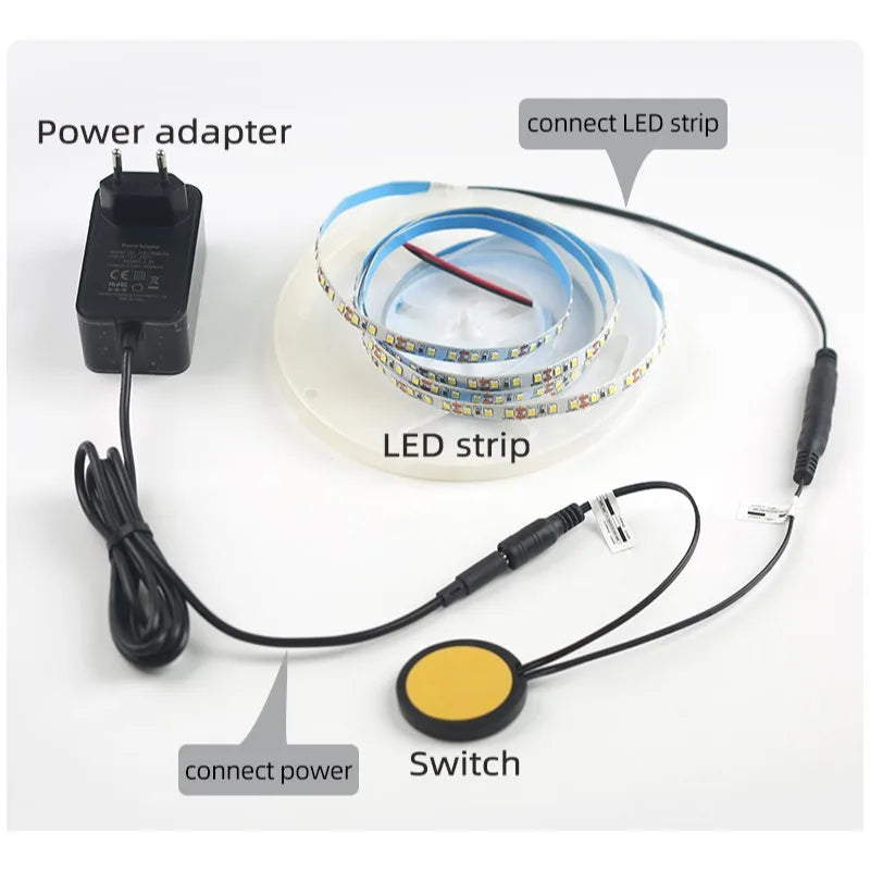Hidden touch sensor DC12V/24V LED light touch dimmer switch for wooden furniture