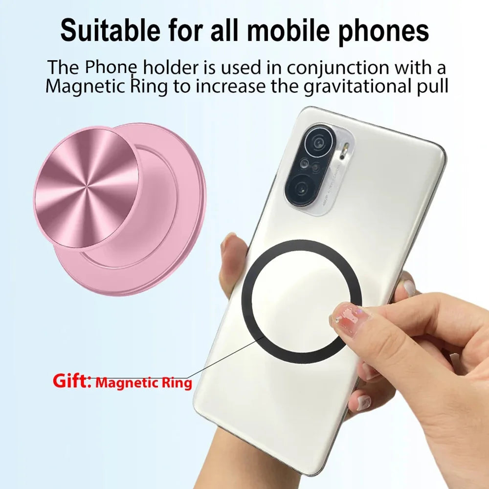 Grippopso Aluminium Magnetic Cellphone Tok Phone Holder Expanding Stand Socket Support Foldable Universal For Smartphone Bracket