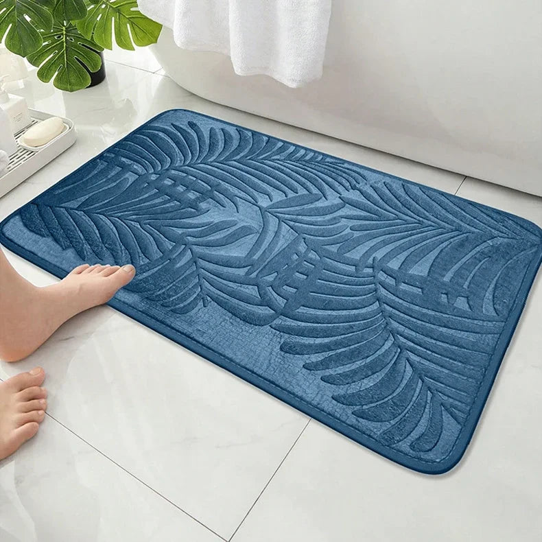 Absorbent Non-slip Bathroom Rug Memory Cotton Bathrooms Floor Rugs Bath Mat Living Room Bedroom Kitchen Home Carpet