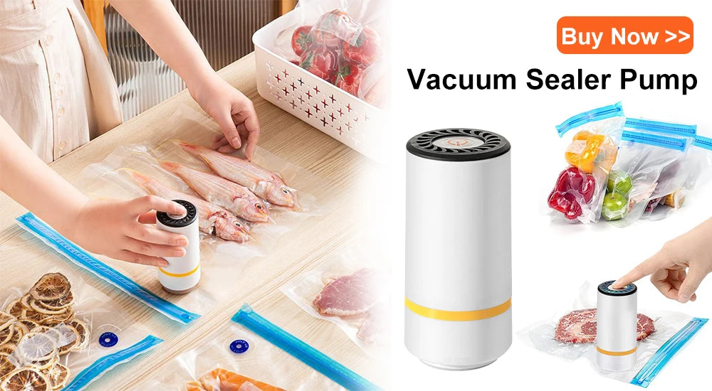 Vacuum Bags Sealing Food Vacuum Packaging Bags Reusable Vacuum Compression Bags Meat Fruit Snacks Sealed Storage Vacuum Pump Bag